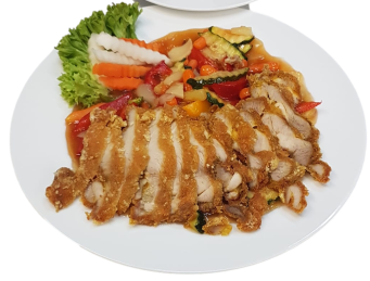 Gà chiên cà ri