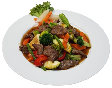 Bò xào rau